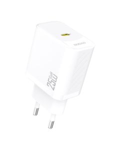 Dudao A27EU USB-C GaN Power lader 25W PD, Hvid