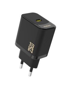 Dudao A27EU USB-C GaN Power lader 25W PD, Sort