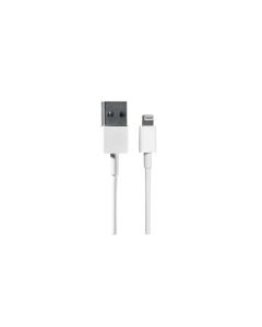 USB-A 2.0 til Lightning lade- og datakabel 3m, hvit