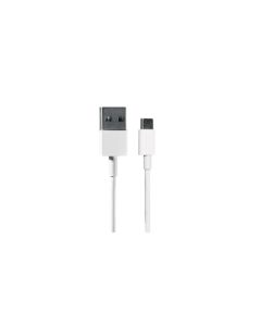 USB-A 2.0 til USB-C 2.0 lade- og datakabel 2m, hvit