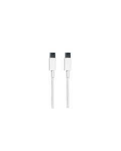 USB-C 2.0 til USB-C 2.0 lade- og datakabel, hvit, 2m