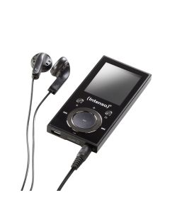 Intenso® MP3-spiller 64GB BT m/ skjerm og hodetelefoner – oppladbar