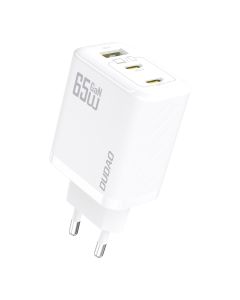 Dudao A29 multiport GaN-lader 65 W PD/QC (2xUSB-C/1xUSB-A) – hvit