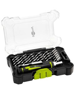 Goobay skrutrekkersett med 26 forskjellige bits