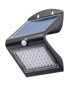 LED-solcellelampe med bevegelsessensor - 4W svart
