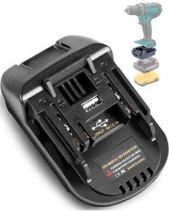 Batteriadapter - DeWalt/Milwaukee 18V/20V for Makita 18V litium-elektroverktøy