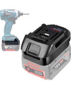 Batteriadapter - Bosch 18V til Makita 18V litiumelektroverktøy