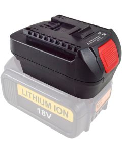 Batteriadapter - DeWalt/Milwaukee 18V/20V for Bosch 18V litiumelektroverktøy (ProCORE)