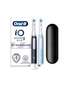 Oral-B iO Series 3 Duo elektrisk tannbørste - svart/blå