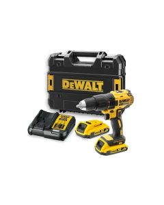 DeWalt DCD777D2T-QW drill med 2x 2,0Ah batterier og lader