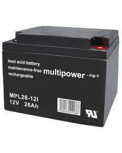 Multipower MPL26-12I long-life blybatteri 12V - 26Ah