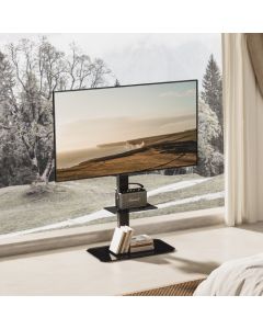 TV-gulvstativ med kabelfeste, 60 kg. 43" - 86"