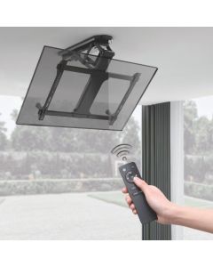 Motorisert og sammenleggbart TV-takfeste med fjernkontroll, 35 kg. 32" - 70"