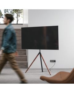 TV-gulvstativ Tripod, treutseende, kabelfeste, 40" - 65" - Treutseende og kabelhåndtering