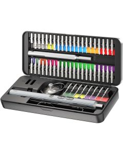 Goobay elektrisk presisjonsskrutrekkersett med 50 forskjellige bits