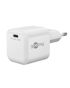 Goobay USB-C PD GaN hurtiglader Nano 30W - Hvit