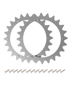 Terrenghjul i metall til NaviMow i105E/i108E robotgressklipper - 2 stk.