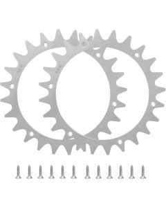 Terrenghjul i metall til Yardforce SA500/SA600 og andre robotgressklippere - 2 stk.