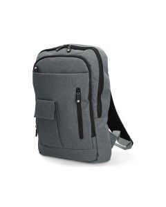 Ryggsekk med 10 rom for bærbare datamaskiner - opptil 15,6" - Grå