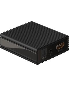 Goobay HDMI-lydsplitter 4K (HDMI + lydutgang til stereo/optisk)
