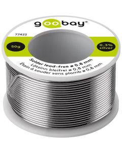 Loddetinn blyfritt, Ø 0,8 mm, 50 g rull