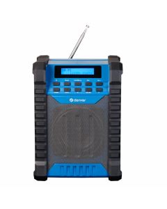 Denver DAB+ håndverkerradio med FM og Bluetooth - 10 W - IP54