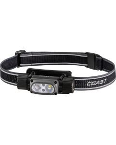 Coast WPH32R vanntett oppladbar hodelykt, 2000 lumen