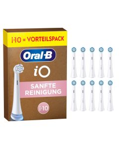 Oral-b iO Gentle Care tannbørstehoder, 10 stk - Hvit