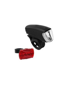 LED-sett med kraftig frontlys på sykkelen