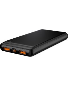 Denver powerbank 10 000 mAh PD22,5W (USB-A/USB-C) - Svart