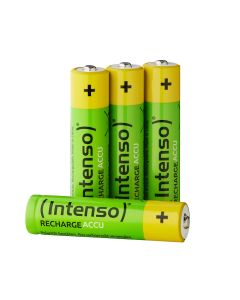 Intenso AAA/HR03 oppladbare batterier 1000 mAh - 4 stk.