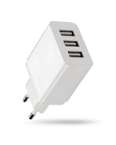 3-pinners USB-A-lader 17W
