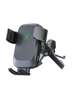 Mobilholder for bil med trådløs QI-lading, 15 W