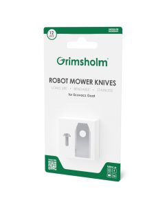 12 kniver for ECOVACS GOAT - rustfritt stål inkl. skruer