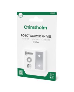 12 kniver for Lyfco - rustfritt stål inkl. skruer