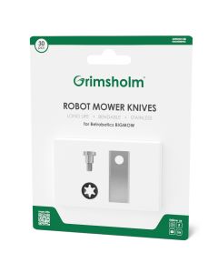 30 kniver til Belrobotics BIGMOW - rustfritt stål inkl. skruer