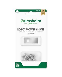 9 kniver for Mowox - rustfritt stål inkl. skruer