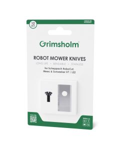 12 kniver til Scheppach RoboCut L500, XL600, XXL900 - rustfritt stål inkl. skruer