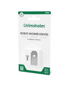12 kniver for Segway navimow - rustfritt stål inkl. skruer
