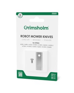 12 kniver til Stiga - rustfritt stål inkl. skruer