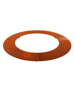 Beskyttelsesring for beplantning mot robotgressklipper, corten, 60/90 cm