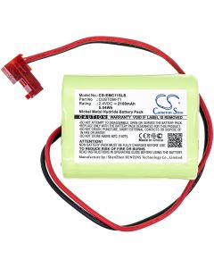 Batteri for nødbelysning Lithonia 2,4 V 2100 mAh Ni-MH