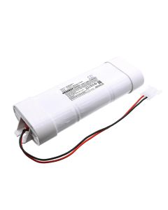 Batteri for nødbelysning 7,2 V 4000 mAh Ni-MH