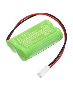 Batteri for nødbelysning Dual-Lite 2,4 V 2000 mAh Ni-MH