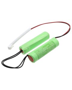 Batteri for nødbelysning 4,8 V 2200 mAh Ni-MH