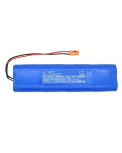 Batteri for nødbelysning Streamer 9,6 V 5000 mAh Ni-MH