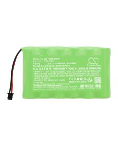 Batteri for CaddX-alarm 7,2 V 2000 mAh Ni-MH