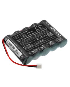 Batteri for Daitem alarm 6V 1500mAh Ni-MH