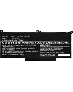 Batteri for Dell 44,08Wh 7,6V 5800mAh