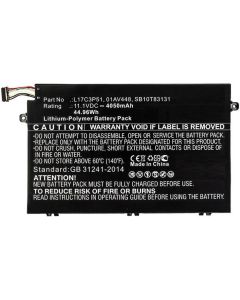 Batteri for Lenovo 39,96Wh 11,1V 3600mAh